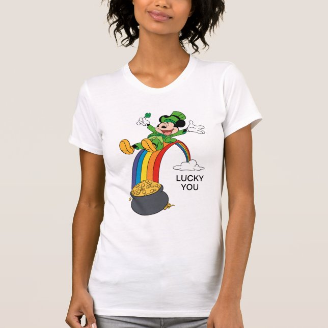 Mickey Mouse | St. Patrick's Day - Pot of Gold T-Shirt (Front)