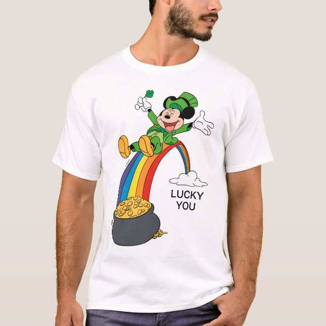 Mickey Mouse | St. Patrick's Day - Pot of Gold T-Shirt (Front)