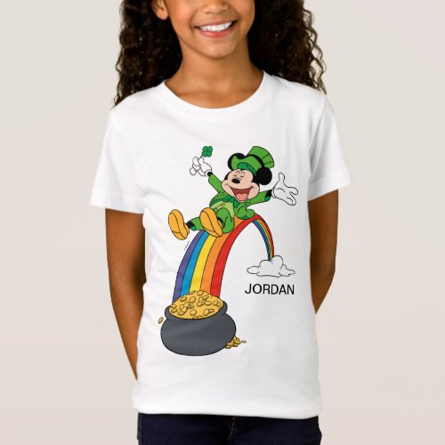 Mickey Mouse  St Patricks Day _ Pot of Gold T_Shirt