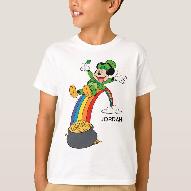 Mickey Mouse | St. Patrick's Day - Pot of Gold T-Shirt (Front)