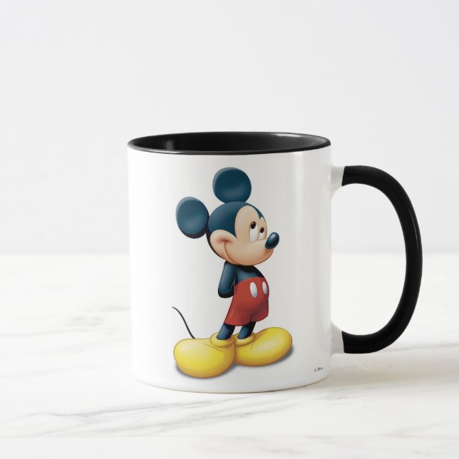 Mickey Mouse standing shy Mug (Right)