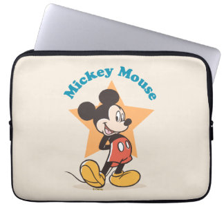 Mickey Mouse Star Name Graphic Laptop Sleeve
