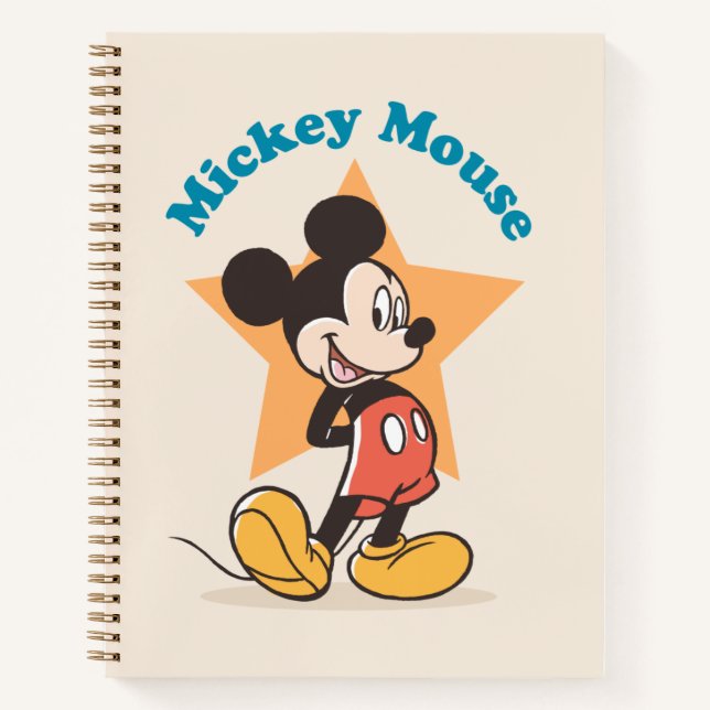 Mickey Mouse Star Name Graphic Notebook (Front)