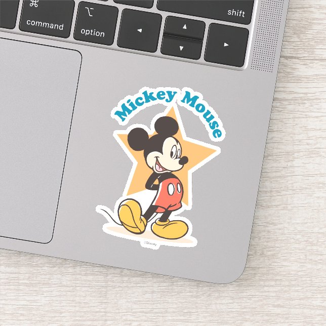 Mickey Mouse Star Name Graphic Sticker (Detail)