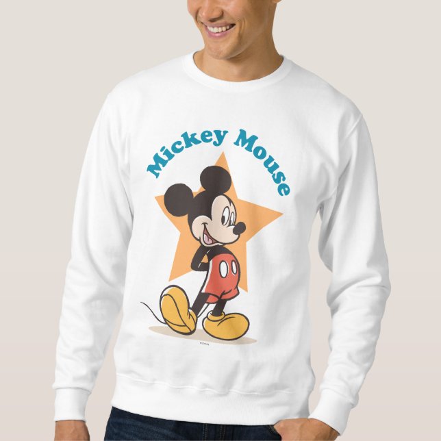 Mickey Mouse Star Name Graphic Sweatshirt (Front)
