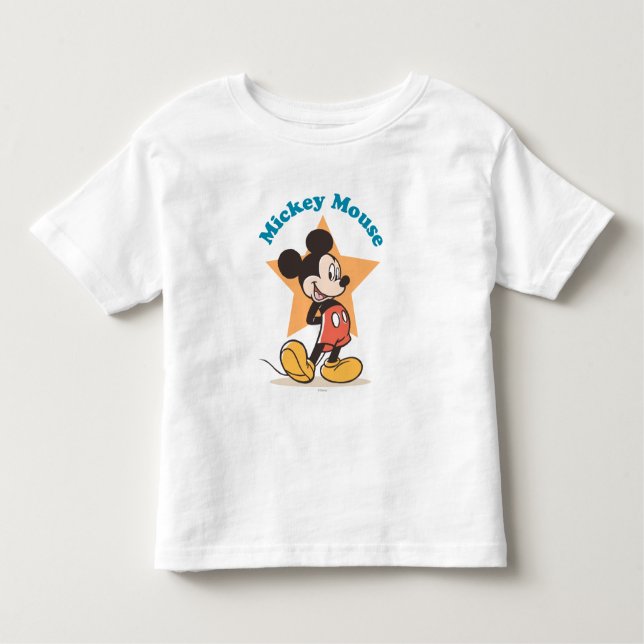 Mickey Mouse Star Name Graphic Toddler T-shirt (Front)
