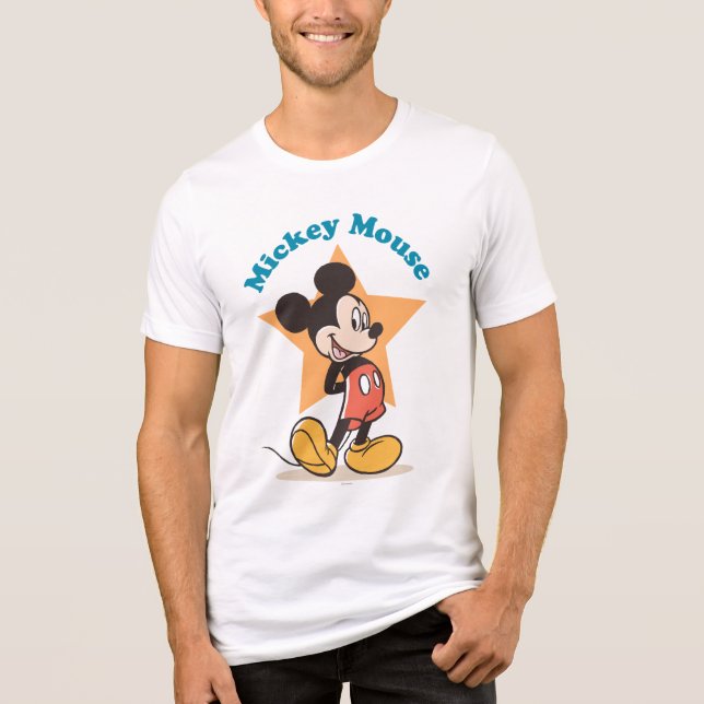 Mickey Mouse Star Name Graphic Tri-Blend Shirt (Front)