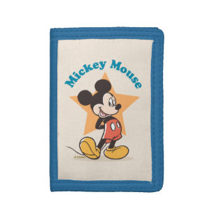 Mickey Mouse Star Name Graphic Tri-fold Wallet