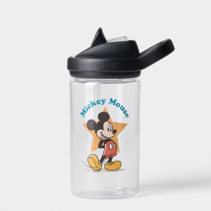 Mickey Mouse Star Name Graphic Water Bottle