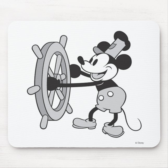 Mickey Mouse Steamboat Captain Mouse Pad (Front)