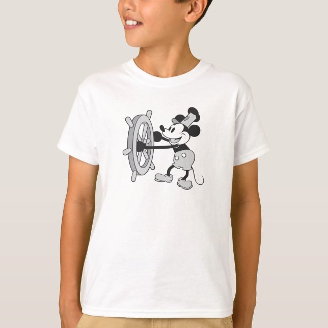 Mickey Mouse Steamboat Captain T-Shirt (Front)
