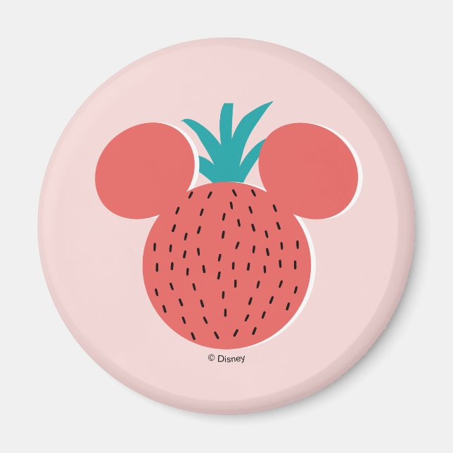 Mickey Mouse Strawberry Icon Magnet (Front)