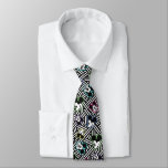 Mickey Mouse | Stripe Pattern Neck Tie