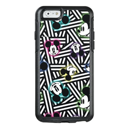 Mickey Mouse | Stripe Pattern Otterbox Iphone 6/6s Case