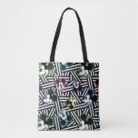 Mickey Mouse | Stripe Pattern Tote Bag