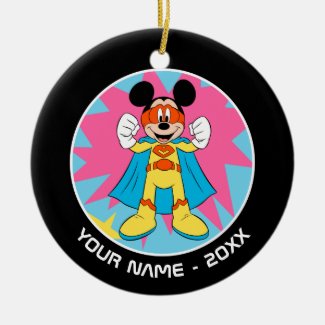 Mickey Mouse | Super Hero Cute Ceramic Ornament