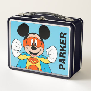 Mickey Mouse   Super Hero Cute Metal Lunch Box