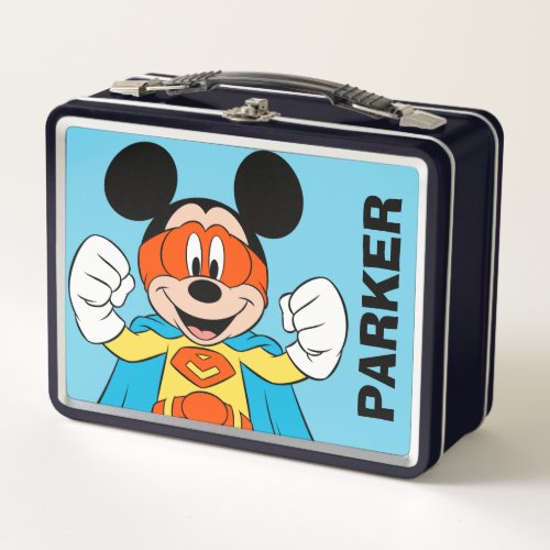 Mickey Mouse  Super Hero Cute Metal Lunch Box
