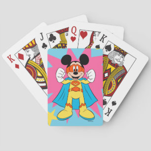 Mickey Mouse   Super Hero Cute Playing Cards