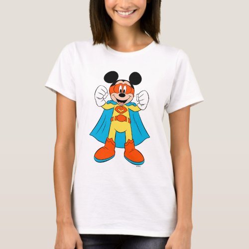 Mickey Mouse  Super Hero Cute T_Shirt