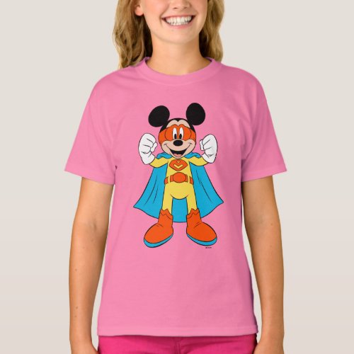 Mickey Mouse  Super Hero Cute T_Shirt