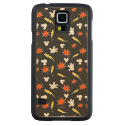 Mickey Mouse | Super Hero Icon Pattern Carved Maple Galaxy S5 Slim Case