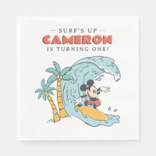Mickey Mouse Surf's Up Summer Birthday Napkins