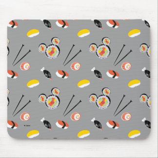 Mickey Mouse Sushi Icon Pattern Mouse Pad