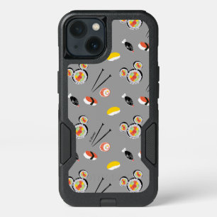 Mickey Mouse Sushi Icon Pattern iPhone 13 Case