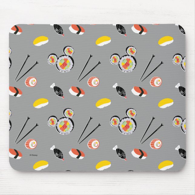 Mickey Mouse Sushi Icon Pattern Pad (Front)