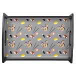 Mickey Mouse Sushi Icon Pattern Serving Tray