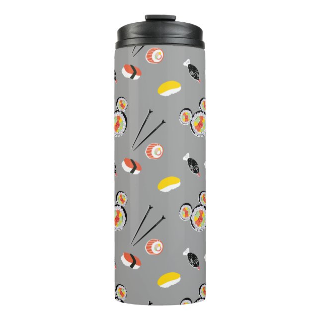Mickey Mouse Sushi Icon Pattern Thermal Tumbler (Front)