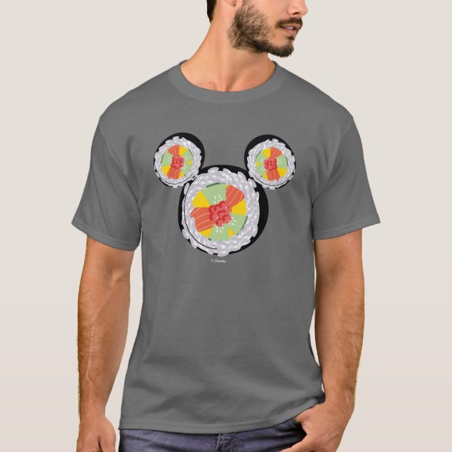 Mickey Mouse Sushi Icon T-Shirt (Front)