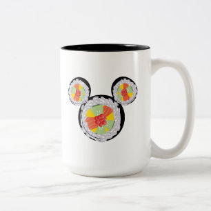 Mickey Mouse Sushi Icon Two-Tone Coffee Mug