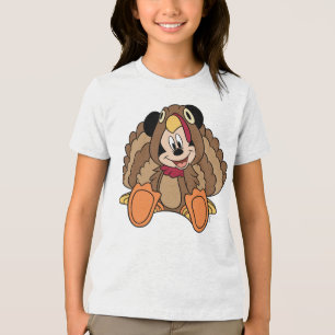 Mickey Mouse Thanksgiving Turkey Tri-Blend Shirt