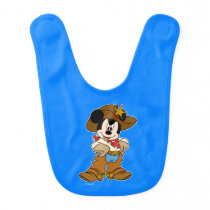 Mickey Mouse the Cowboy Baby Bib Mickey Mouse the Cowboy Baby Bib