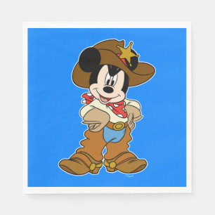 Mickey Mouse the Cowboy Napkins