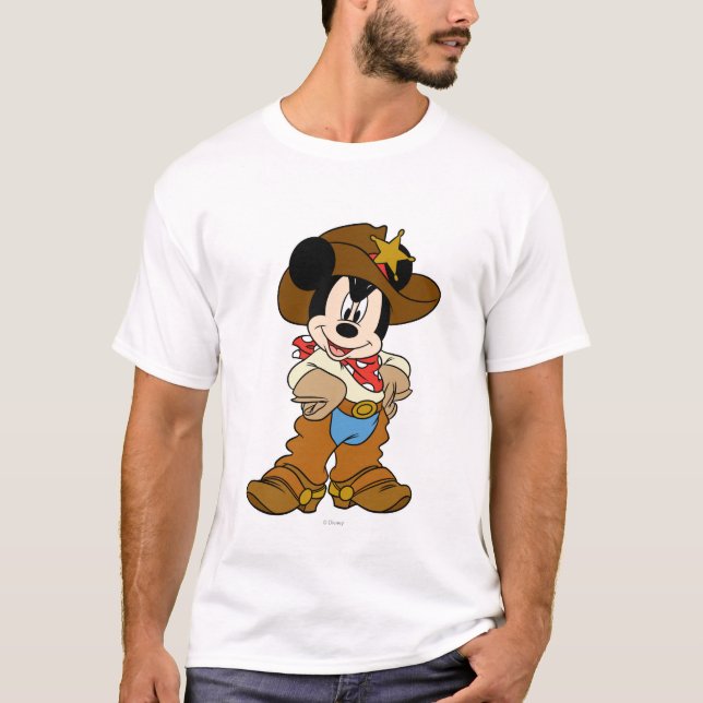 Mickey Mouse the Cowboy T-Shirt (Front)
