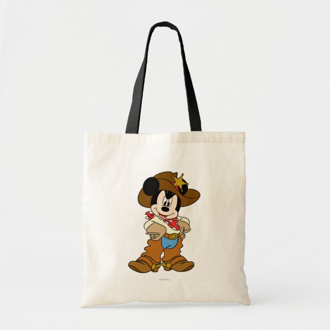 Mickey Mouse the Cowboy Tote Bag (Front)