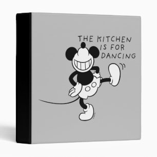 Mickey Mouse The Kitchen is for Dancing 3 Ring Binder