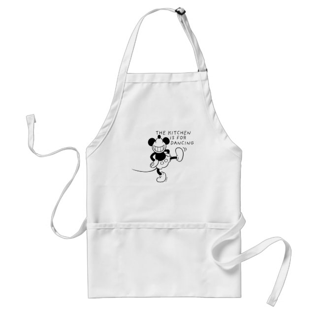 Mickey Mouse | The Kitchen is for Dancing Adult Apron (Front)
