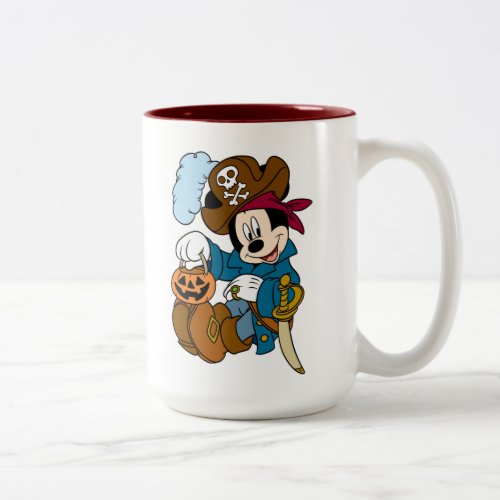 Mickey Mouse the Pirate Two_Tone Coffee Mug