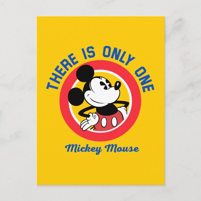 Mickey Mouse | There is Only One Postcard (Front)
