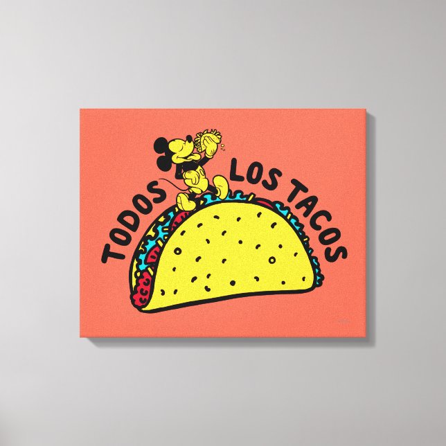 Mickey Mouse Todos Los Tacos Sign (Front)