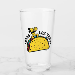 Mickey Mouse Todos Los Tacos Sign Glass