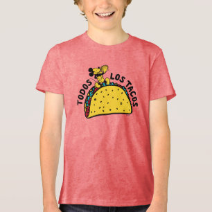 Mickey Mouse Todos Los Tacos Sign Tri-Blend Shirt