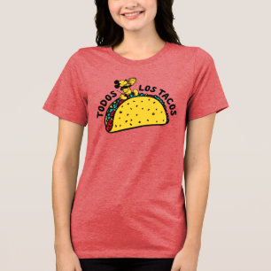Mickey Mouse Todos Los Tacos Sign Tri-Blend Shirt