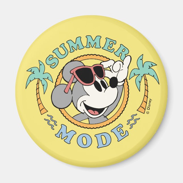Mickey Mouse | Tropical Summer Mode Magnet (Front)