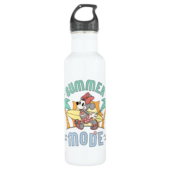 Mickey Mouse | Tropical Summer Mode Stainless Steel Water Bottle (Front)