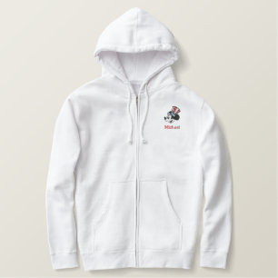Mickey Mouse USA Add Your Name Embroidered Hoodie